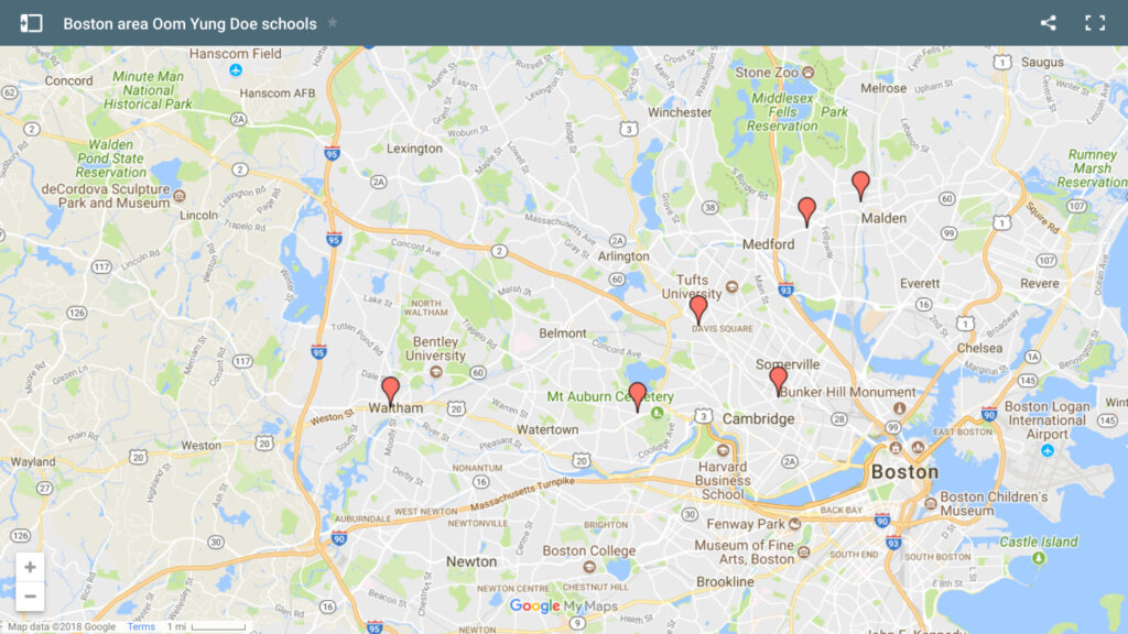 Locations on Map