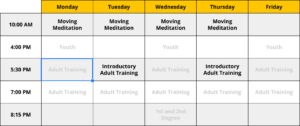 Lesson Calendar - Livestream Membership