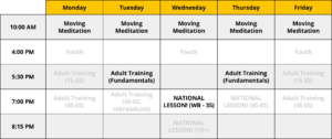 Lesson Calendar - Intro to 8MA