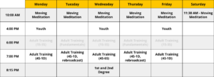 Lesson Calendar - P2BB 1D+